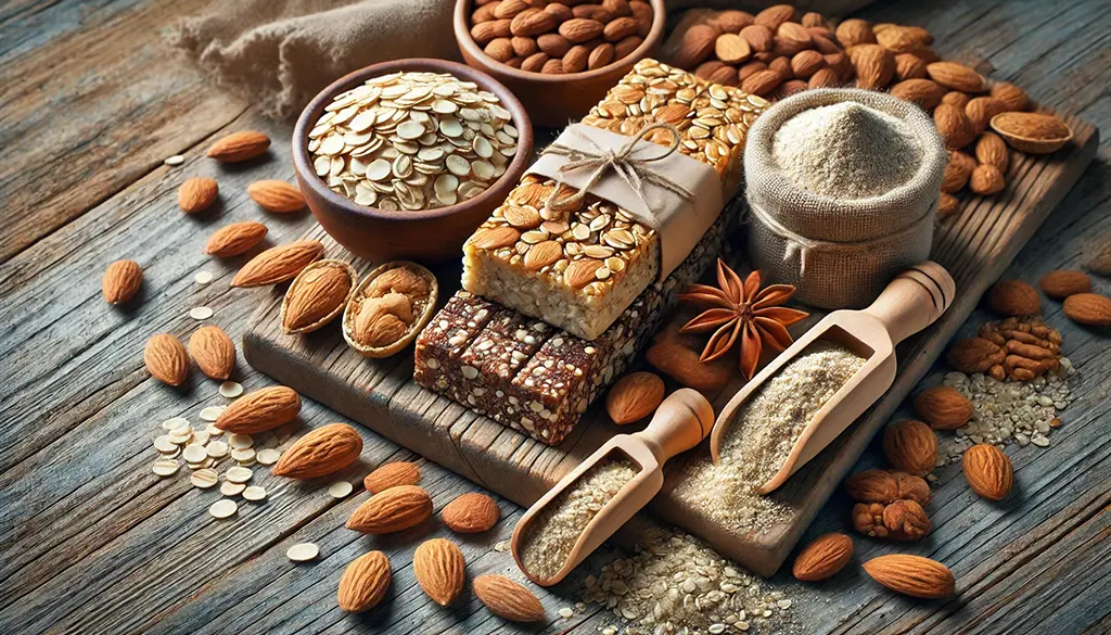 Almond powder for wheat flour or protein powders