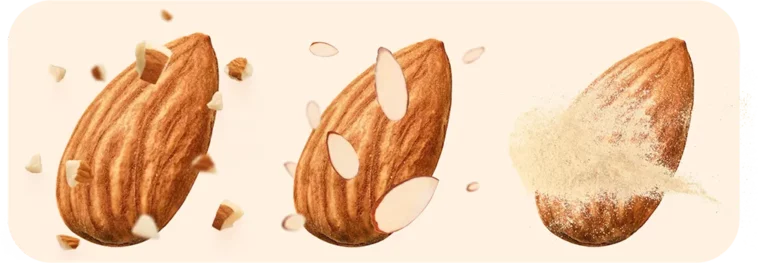 Diced Almonds vs. Sliced Almonds vs. Almond Flour: When and How to Use Each One