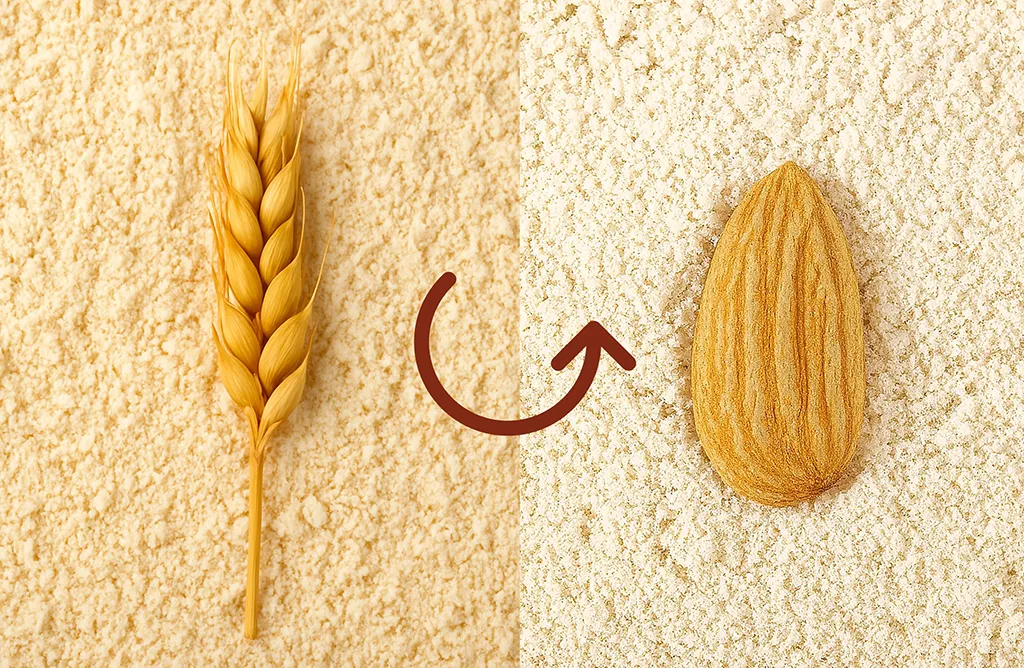 Replacement of Wheat Flour with Organic Almond Flour